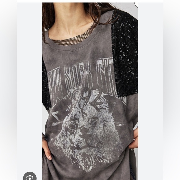 Free  people City Sparkle tee - Picture 2 of 2